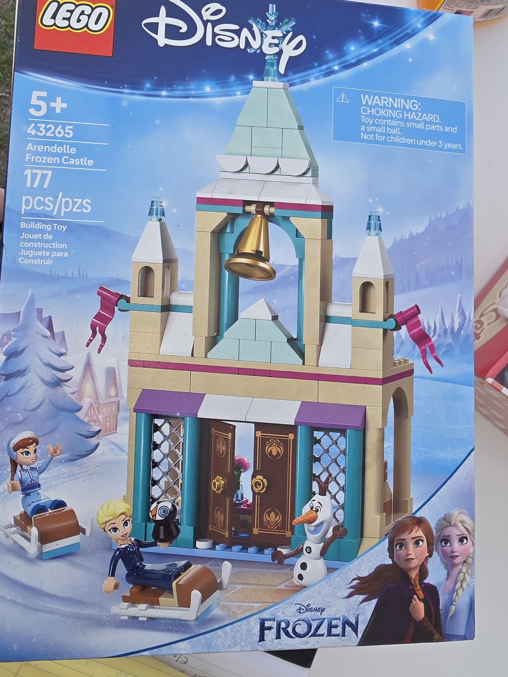 Disney Arendelle Castle Building Set - Teal, Tan, Purple & White